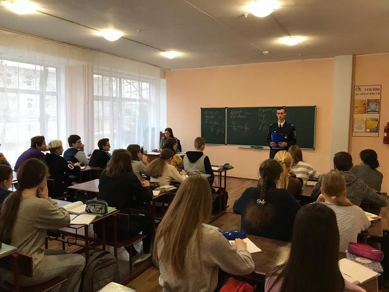 Агитационная работа курсантов ФИМТ в школах