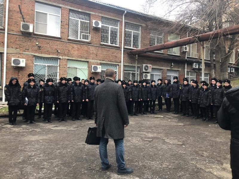 Поздравление курсантов и студентов