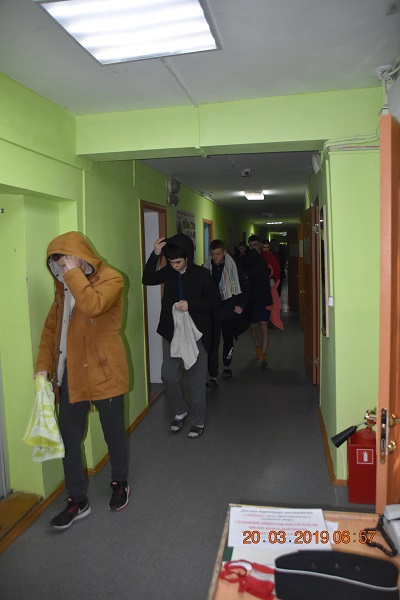 Пожарная тренировка