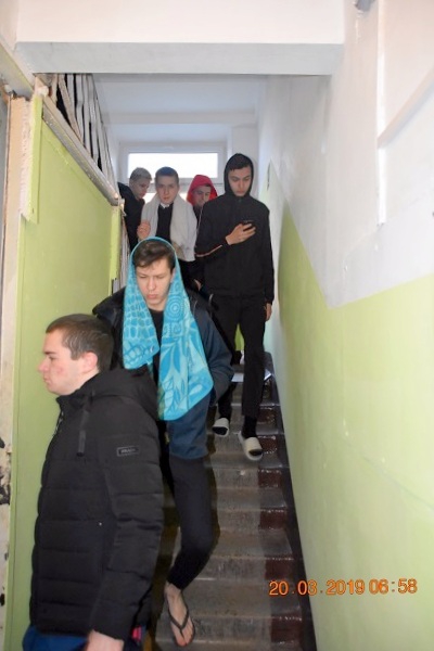 Пожарная тренировка