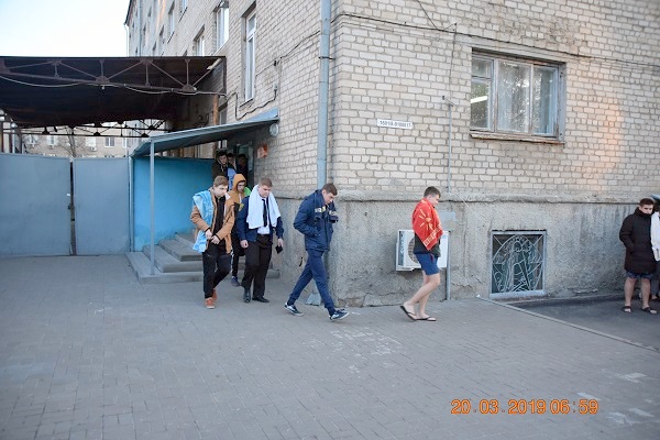 Пожарная тренировка